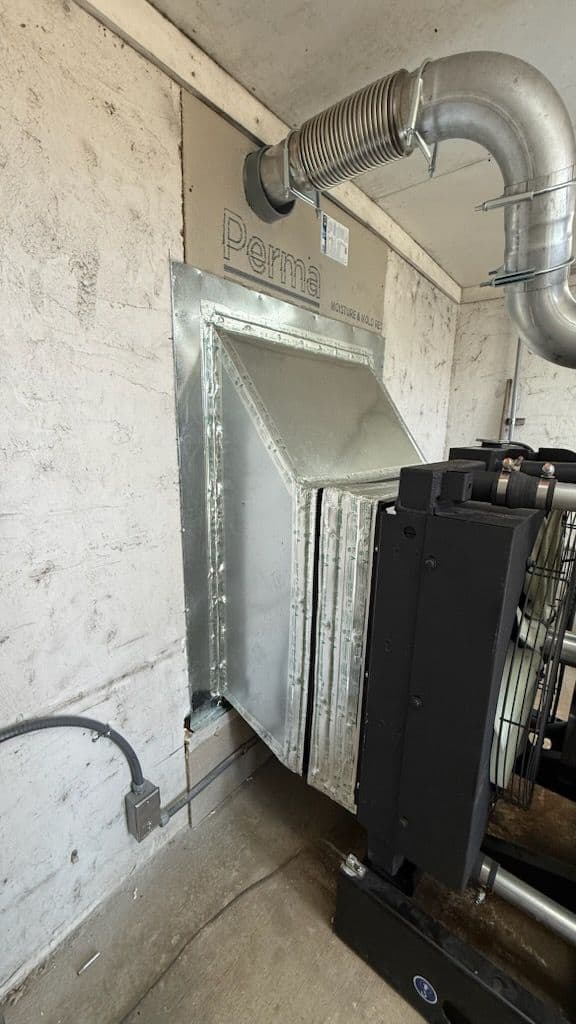Generator Vent Hood Installation at Wrightsville Beach Water Treatment Center image